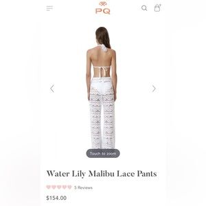 Pilyq White Lace Pants